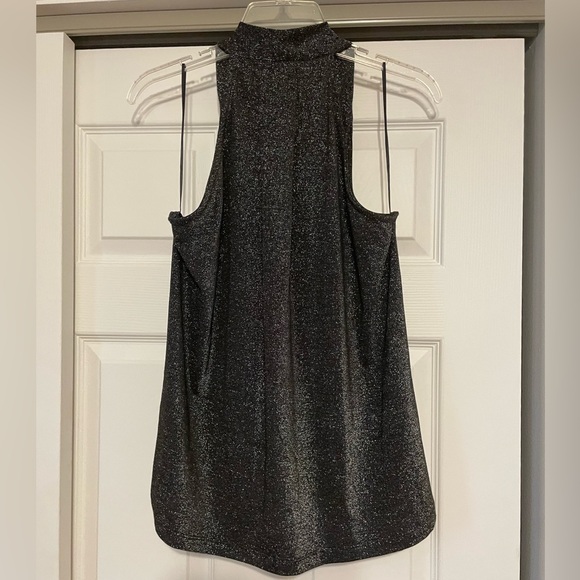 Liverpool Gray & Silver Sleeveless Top - Size Medium - Picture 4 of 6